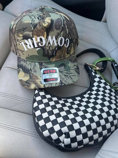 COWGIRL Camo Trucker Hat