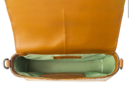 Myra: Elysian Charm Leather Shoulder Bag