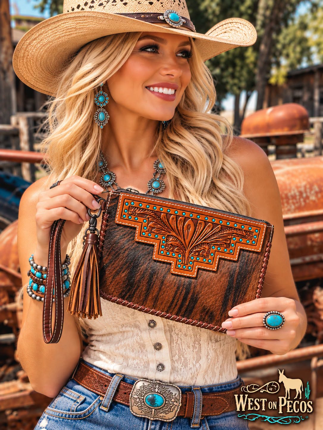 The Waylon Wristlet a Haute Southern Hyde by Beth Marie Exclusive