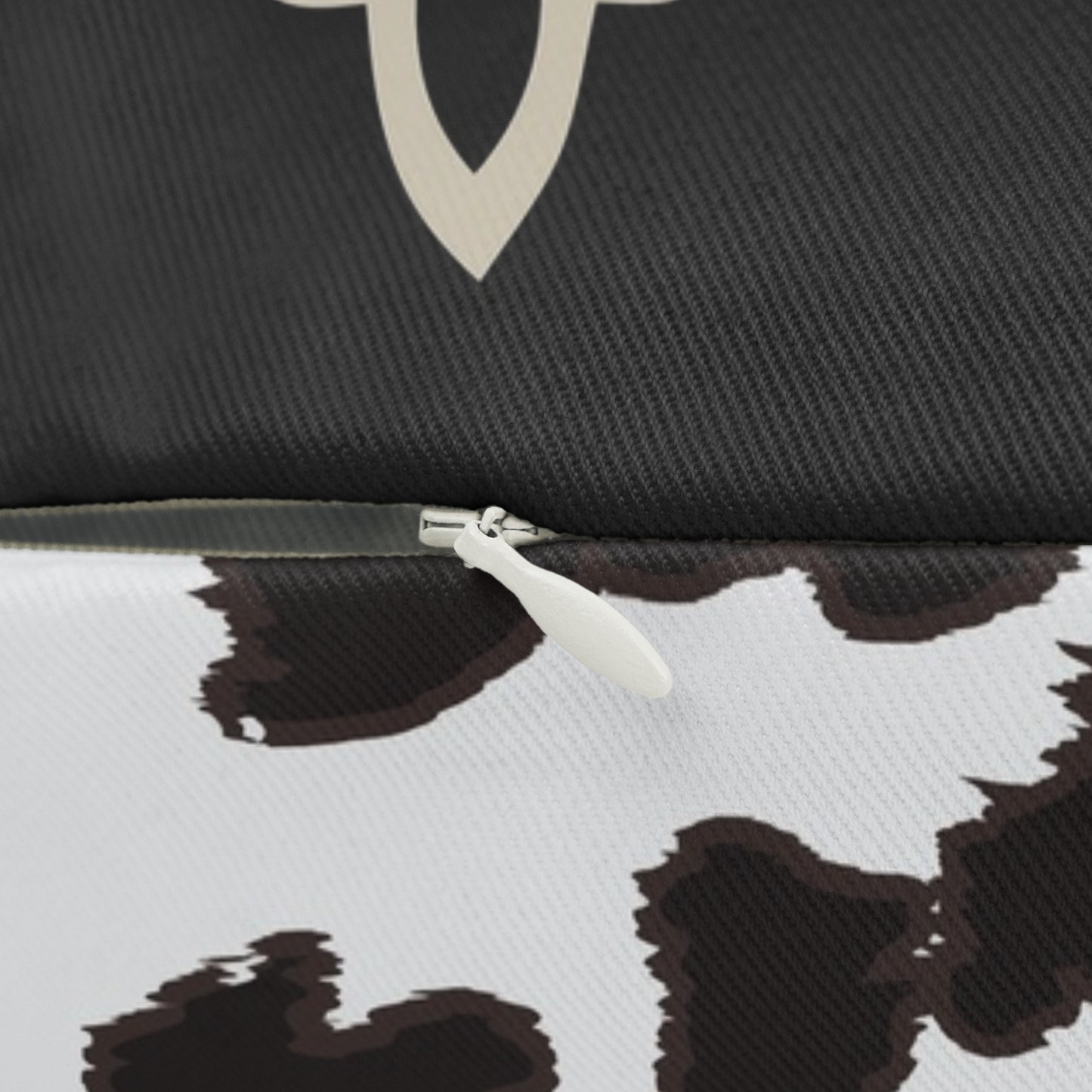 This Ain't My First Rodeo Lumbar Pillow — Cowhide Accent Pillow for Western Home Decor