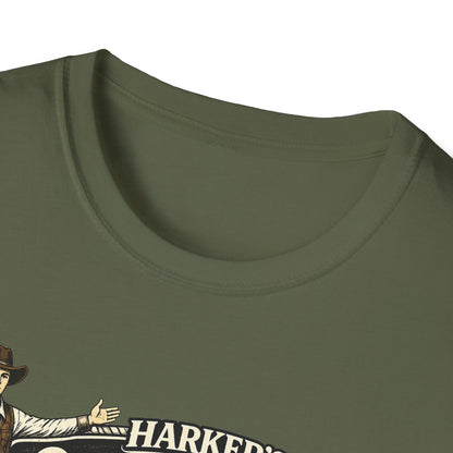 HARKER'S Old West Lives Here T-Shirt — Vintage Cowboy Tucson Graphic Tee