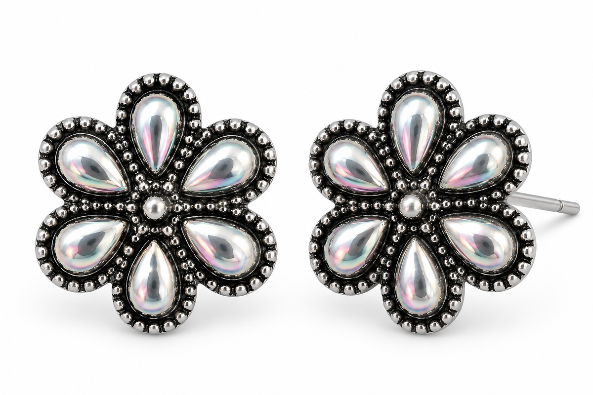 Gem Illusions™ Moonflower Studs