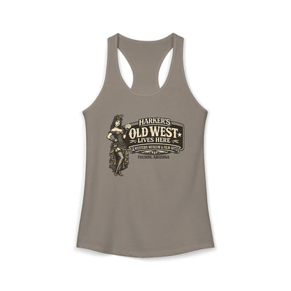 Harker's Saloon Girl Women's Ideal Racerback Tank