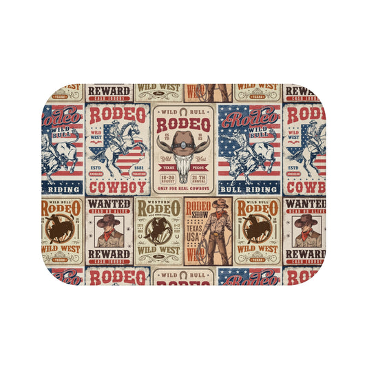 Vintage Rodeo Bath Mat