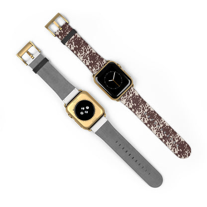 Stylish Cow Print Watch Band - Fashionable Accessory for Casual Outfits