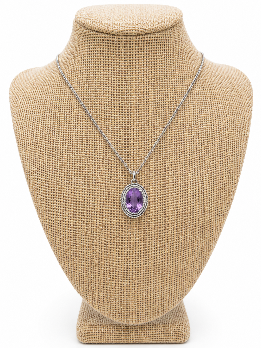 Lavender Radiance Pendant Necklace