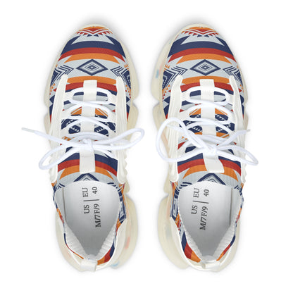 Western Aztec Stylish Women's Mesh Sneakers for Active Lifestyle, Breathable Athletic Footwear, Trendy Fashion Sneakers, Colorful Sports Shoes, [...]