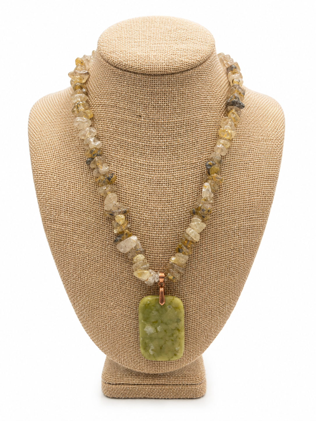 Golden Horizon Jadeite Necklace
