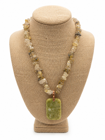 Golden Horizon Jadeite Necklace
