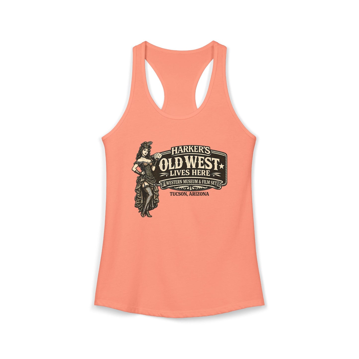 Harker's Saloon Girl Women's Ideal Racerback Tank
