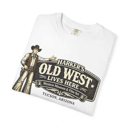 Harker's Old West Lives Here T-Shirt — Vintage Cowboy Tucson Arizona Tee