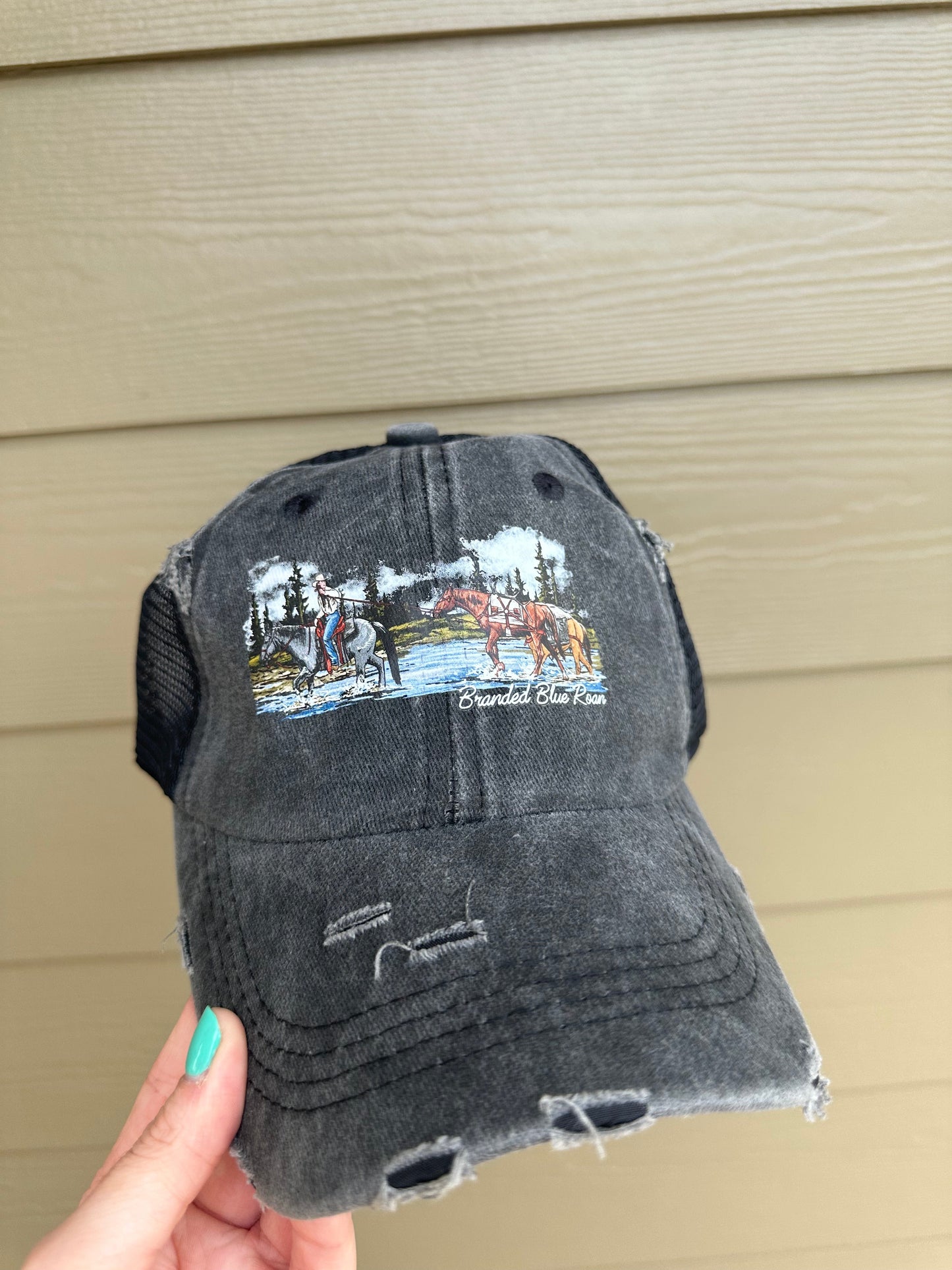 BBR Logo Crossing the River Trucker Hat - RTS