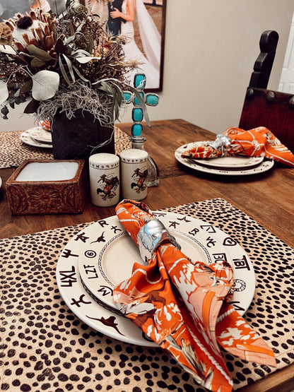 The Western Napkin Ring Set