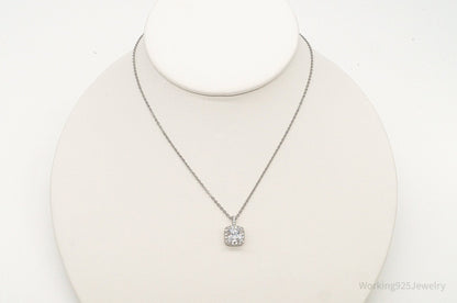 Designer Ryze Cubic Zirconia Sterling Silver Necklace