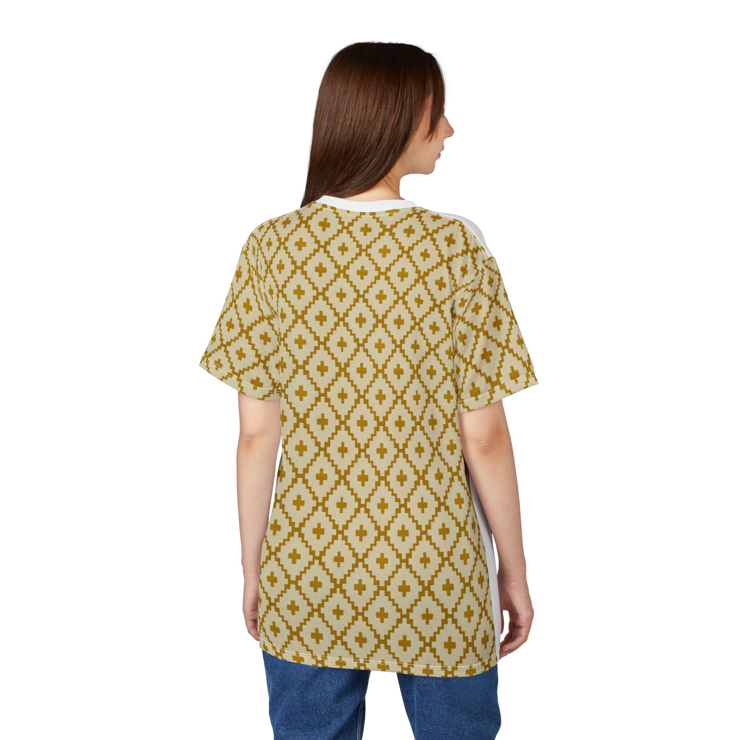 Cowgirl 'Yee Haw' Graphic Tee — Cowgirl Up Retro Western All-Over Print