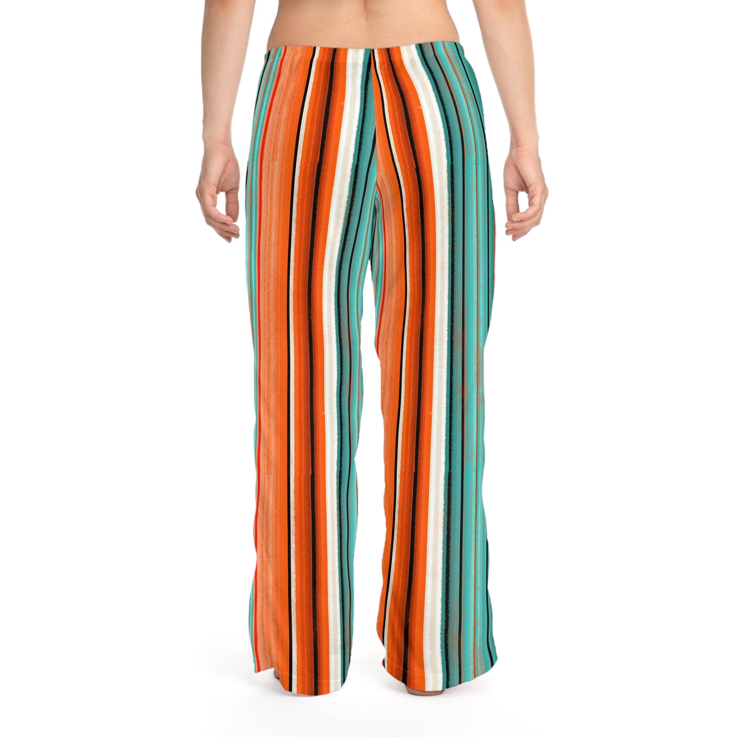 Arizona Serape Colorful Striped Women's Pajama Pants, Cozy Lounge Wear, Relaxation, Gift for Her, Summer Nights, Sleepwear, Home Comfort