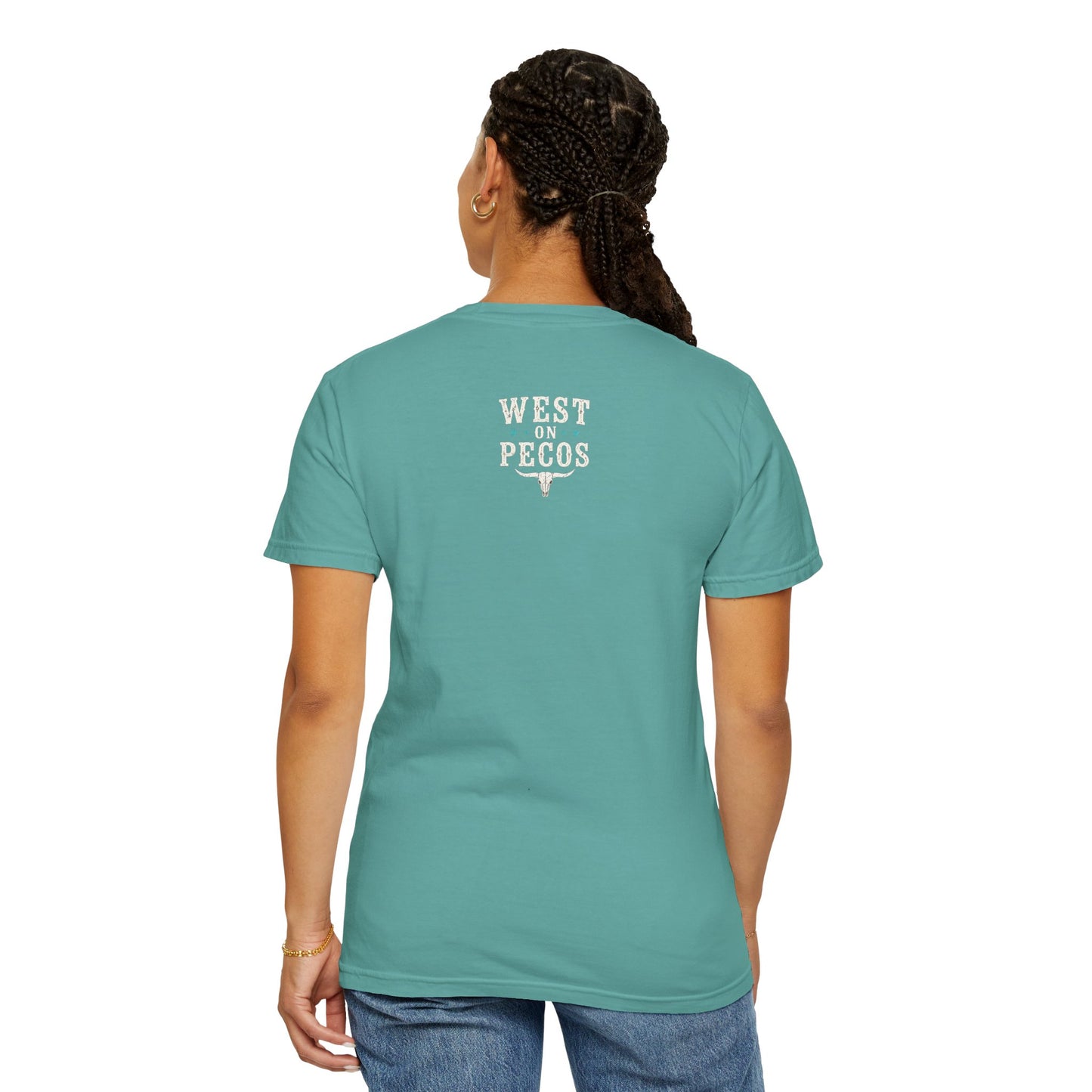 She Came to Stir Up Dust T‑Shirt — Western Inspirational Graphic Tee