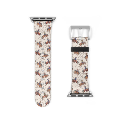 Roping Cowboy Watch Band for Apple Watch - Trendy Accessory for Everyday Wear
