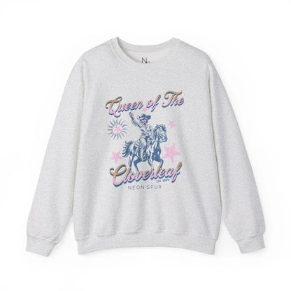 Queen of The Cloverleaf Crewneck Sweatshirt