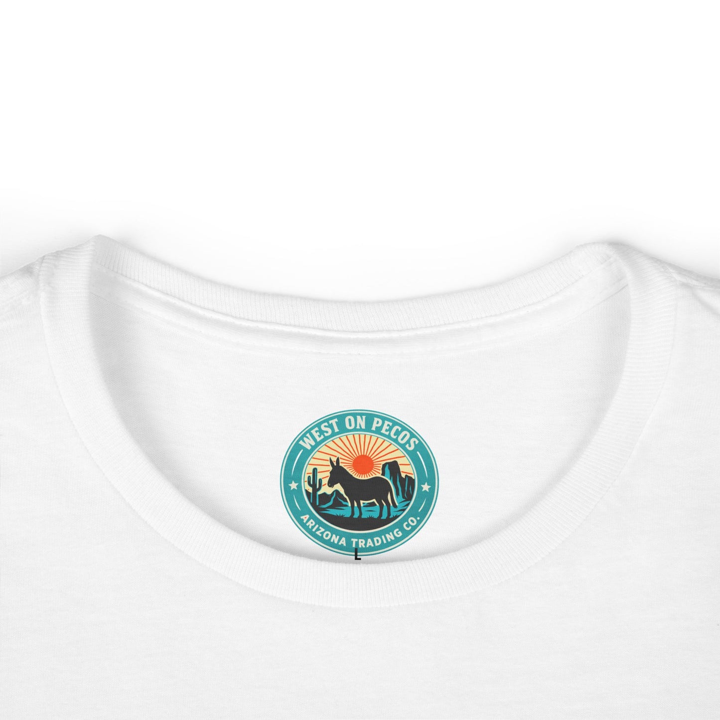 Western Cowgirl Riding Bucking Bronco T-Shirt — Vintage Rodeo Graphic Tee for Women