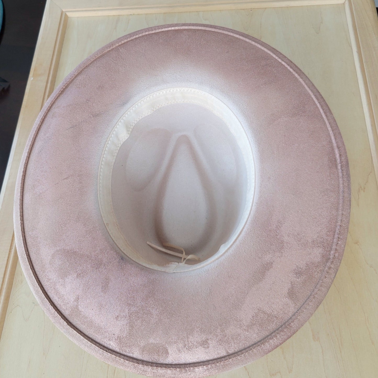 CUSTOM Hand-Painted Cowgirl Western Boho Hat A109