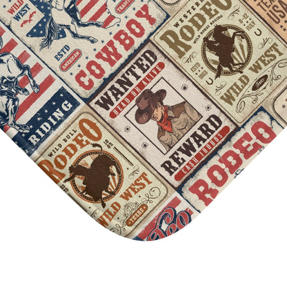 Vintage Rodeo Bath Mat