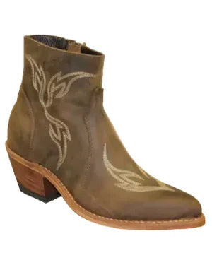 Rawhide Murphy - Women's Leather Cowgirl Booties