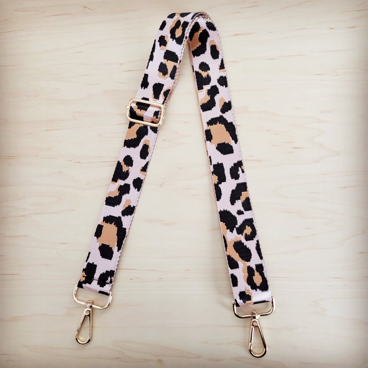 Nylon Adjustable Leopard Print Crossbody Strap 401s