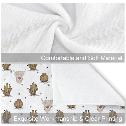 Baha Ranch Highlands Southwest Set of 4 Kitchen Dish Towels Made in America