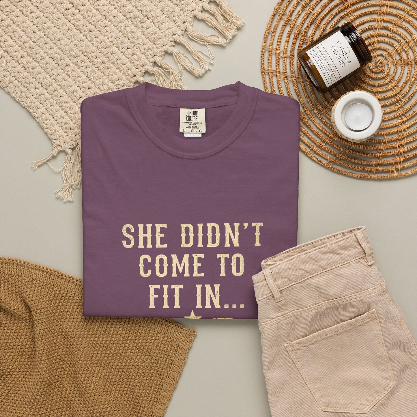 She Came to Stir Up Dust T‑Shirt — Western Inspirational Graphic Tee
