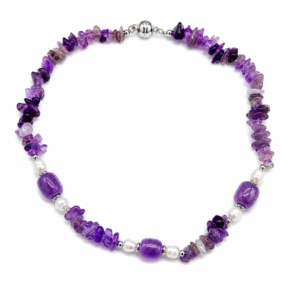 Kyoto Amethyst Pearl Necklace