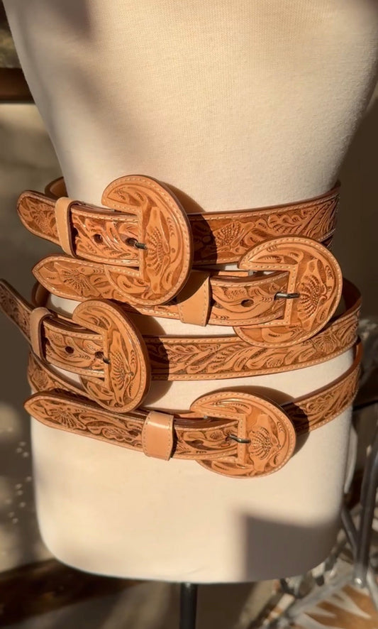 The Beverly Tooled Belt