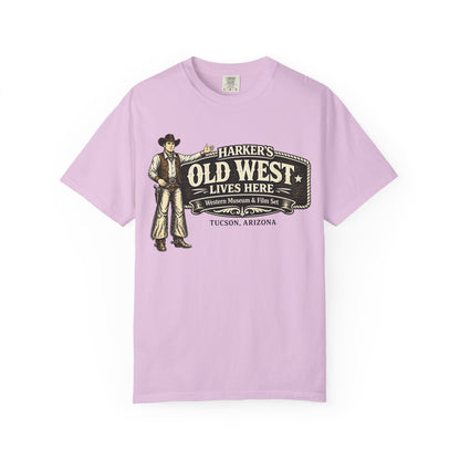 Harker's Old West Lives Here T-Shirt — Vintage Cowboy Tucson Arizona Tee