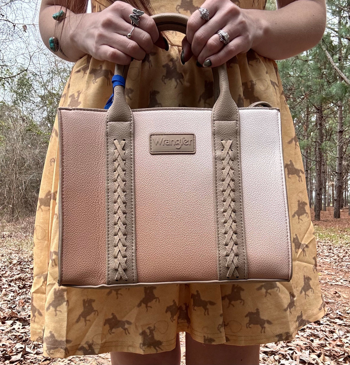 Wrangler Ombre Western Tote/Crossbody