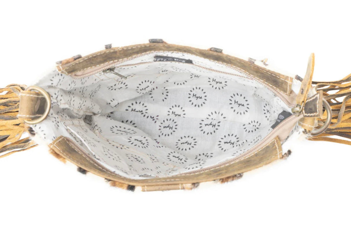Ornamental Leather & Hairon Bag