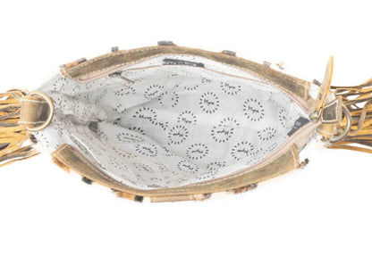 Ornamental Leather & Hairon Bag