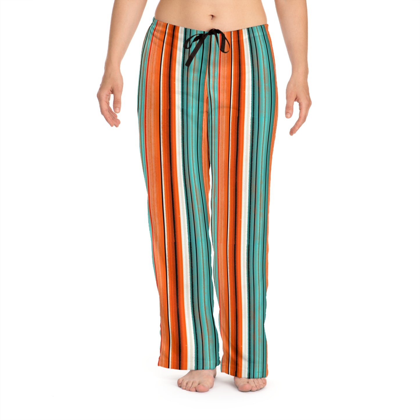 Arizona Serape Colorful Striped Women's Pajama Pants, Cozy Lounge Wear, Relaxation, Gift for Her, Summer Nights, Sleepwear, Home Comfort