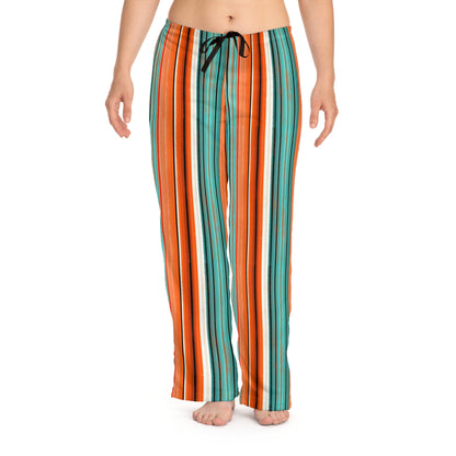 Arizona Serape Colorful Striped Women's Pajama Pants, Cozy Lounge Wear, Relaxation, Gift for Her, Summer Nights, Sleepwear, Home Comfort