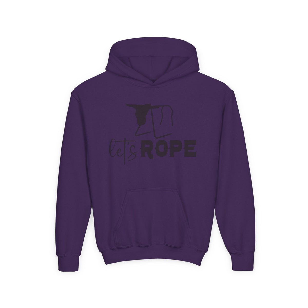 Let's Rope Youth Western Hoodie | Kids Rodeo Cowboy Sweatshirt