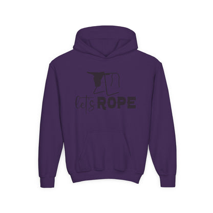 Let's Rope Youth Western Hoodie | Kids Rodeo Cowboy Sweatshirt