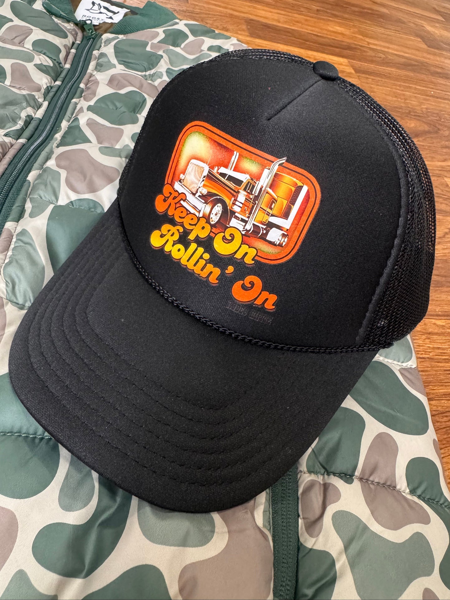 Keep On Rollin’ On Semi-Truck Trucker Hat