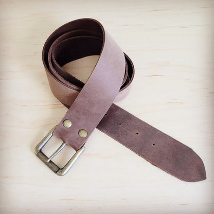 Brown Distressed Leather Belt 908x