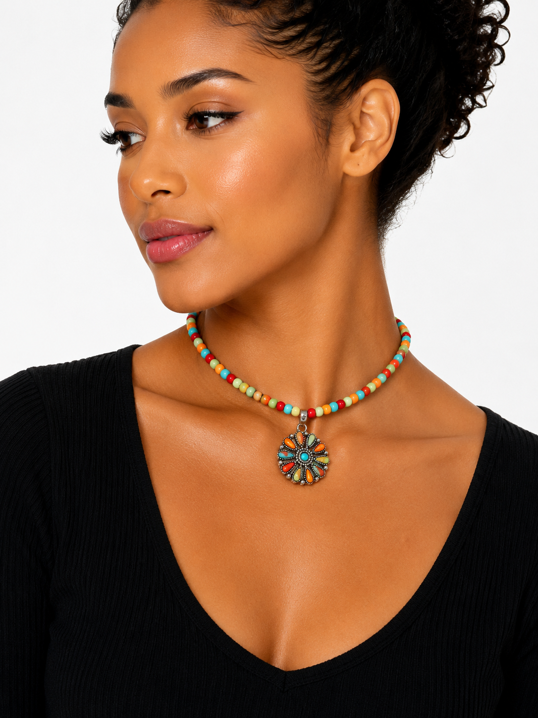 Gem Illusions™ Fiesta Bloom Choker