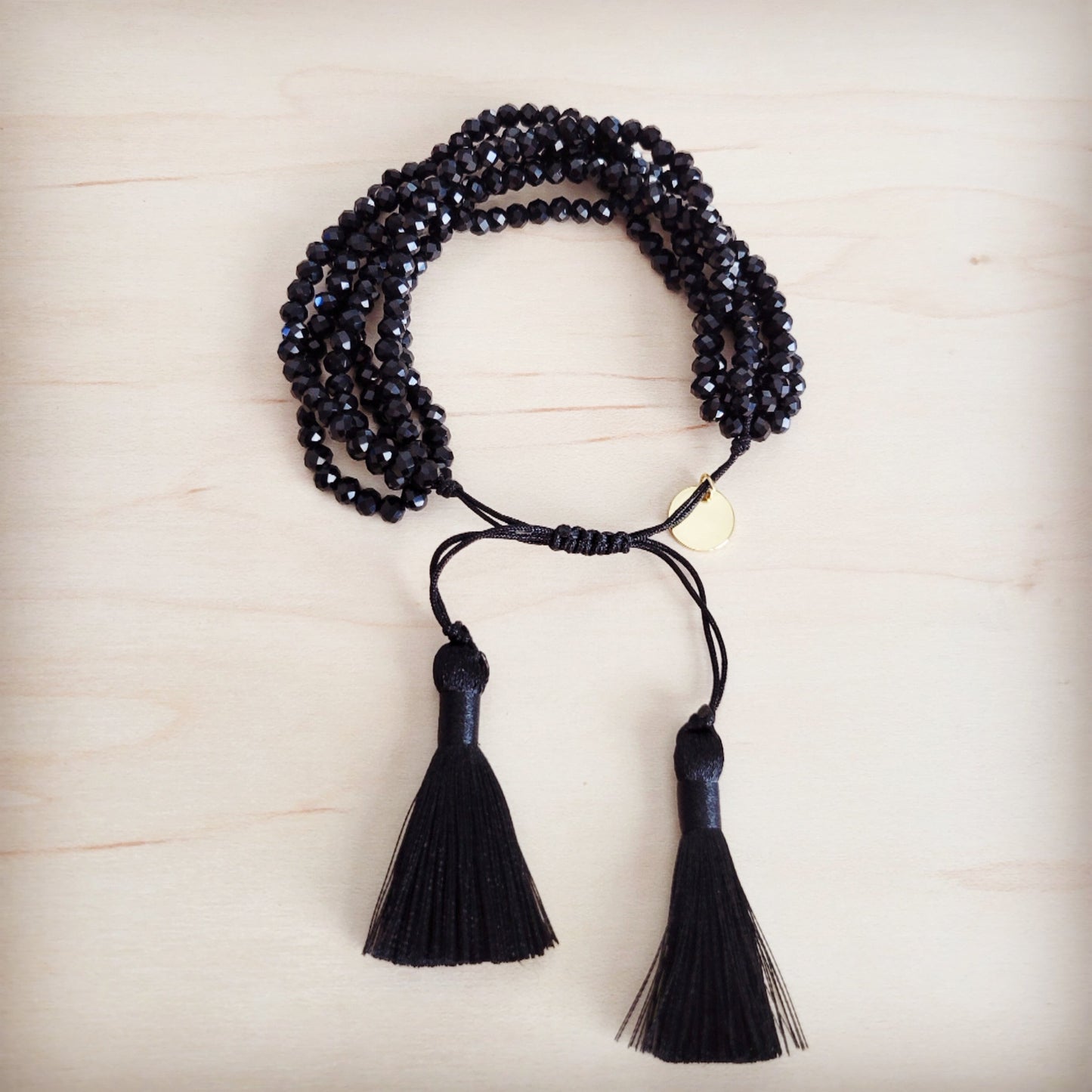 **Midnight Tassel Drawstring Bracelet 811m