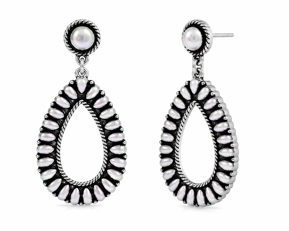 Gem Illusions™ Silver Halo Earrings