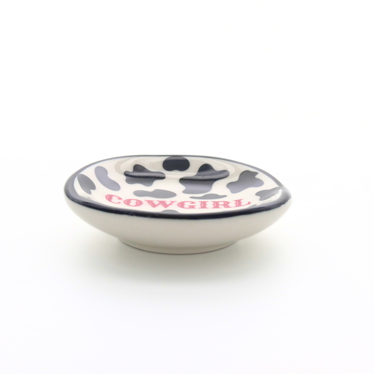 Cowprint Cowgirl Ring Dish