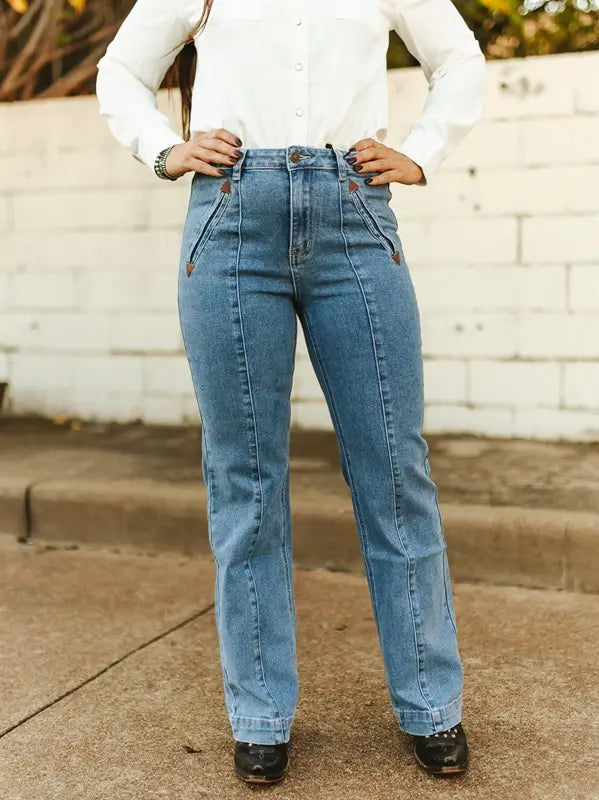 Dust Trail Wide Leg Jeans