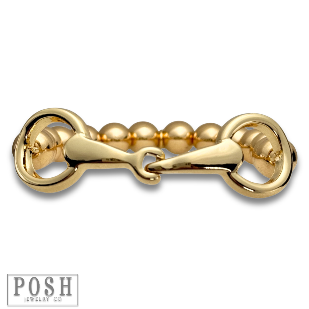 Equestrian charm beaded bracelet