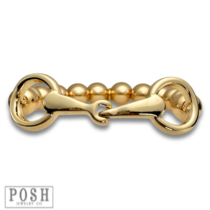 Equestrian charm beaded bracelet