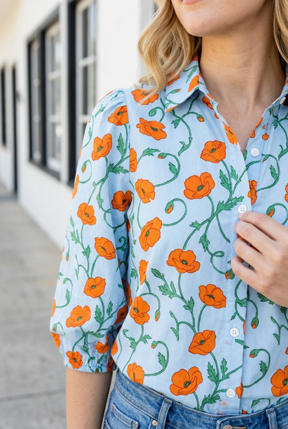 Leslie Sleeve Down Casual Shirt